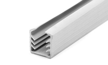 Уплотнитель в поручень с пазом 24х24 для стекла 12мм, EPDM (3-х метровый) СЕРЫЙ Фk301-G купить в Симферополе