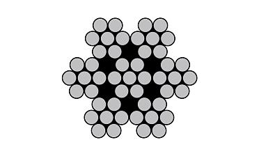 Трос из нержавеющей стали средней жесткости Ø6 мм AISI 304 Ф-1070 купить в Симферополе