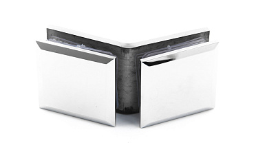 Коннектор для душевой стекло-стекло 135°, нержавеющая сталь AISI 304, полированная t736 PSS купить в Симферополе Коннектор для душевой стекло-стекло 135°, нержавеющая сталь AISI 304, полированная t736 PSS купить в Симферополе