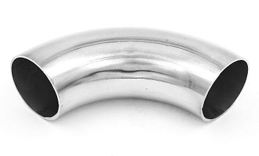 Длинный отвод поручня под сварку Ø50.8х180х1.5 мм, длина 180 мм, полированный 400 Grit, (aisi 304) k021-11 купить в Симферополе