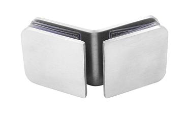 Коннектор для душевой кабины стекло-стекло 135° 45х45 мм шлифованный t726-2 SSS  купить в Симферополе