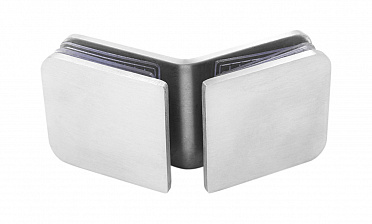 Коннектор для душевой кабины стекло-стекло 135° 45х45 мм шлифованный t726-2 SSS  купить в Симферополе