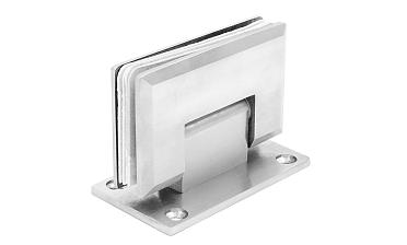 Петля для душевой кабины стена-стекло 90° 90х55 мм AISI 304, шлифованная  t301 SSS купить в Симферополе