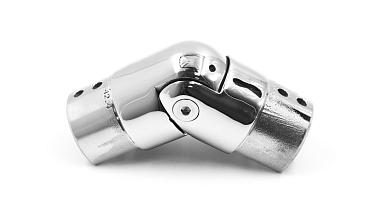 Соединитель поручня с пазом регулируемый, d=42,4 мм, полированный, AISI304 k195 купить в Симферополе