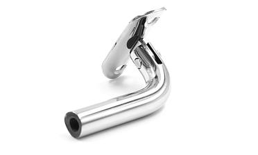 Держатель поручня выносной на стойку, с регулируемым ложементом под трубу Ø38.1 мм, резьба внутренняя М8, полированный, (AISI 304) k261  купить в Симферополе