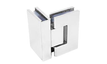 Петля для душевой стекло-стекло 90х55 мм, 90°, нержавеющая сталь AISI 304, полированная t304-2 PSS купить в Симферополе