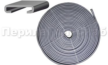 Поручень ПВХ пластиковый, цвет серый, на полосу 40х4 мм Ф-0681  купить в Симферополе