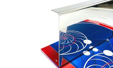 Лицевая накладка из полированной нержавейки на профиль т100 20,3х101мм длина 2 м т100-13  купить в Симферополе