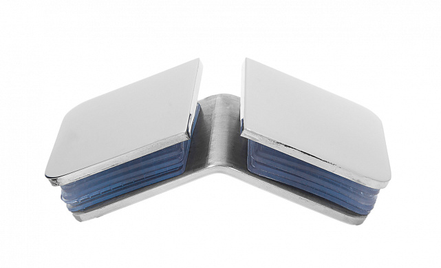 Коннектор для душевой кабины стекло-стекло 135° 45х45 мм латунь-хром t726 PC 5 Коннектор для душевой кабины стекло-стекло 135° 45х45 мм латунь-хром t726 PC 5