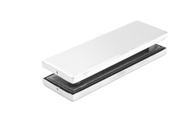 Фитинг на фрамугу с осью и монтажной пластиной, шлифованный t130 SSS 6