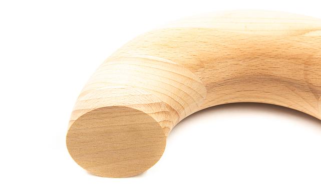 Бублик буковый Ø50.8, 180 град., половинка Фk379-1/2 5