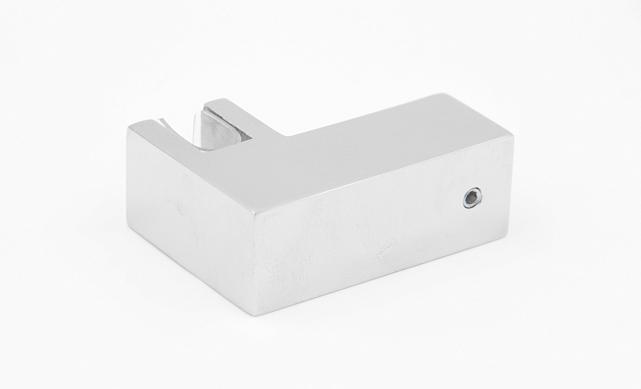 Крепежный элемент, глухой для трубы 15х15 мм, полированный t813 PSS 7