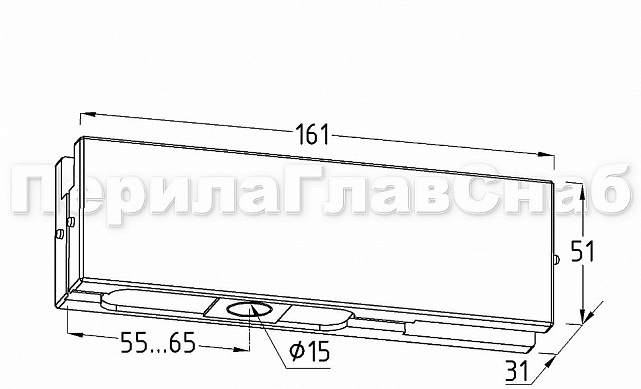 Верхний фитинг-петля, полированный t120 PSS 3 Верхний фитинг-петля, полированный t120 PSS 3