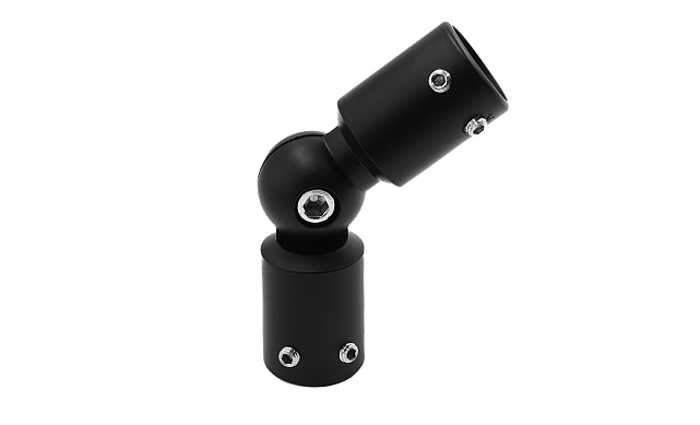 Соединитель трубы 19 мм шарнирный, цинк, черный t915 BZn 5  Соединитель трубы 19 мм шарнирный, цинк, черный t915 BZn 5