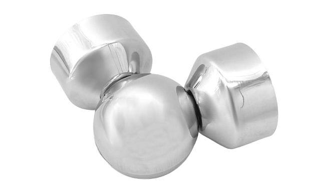 Поворот дер./пласт. поручня Ø49х0.8 мм, полированный, (AISI 201) k053-4 7