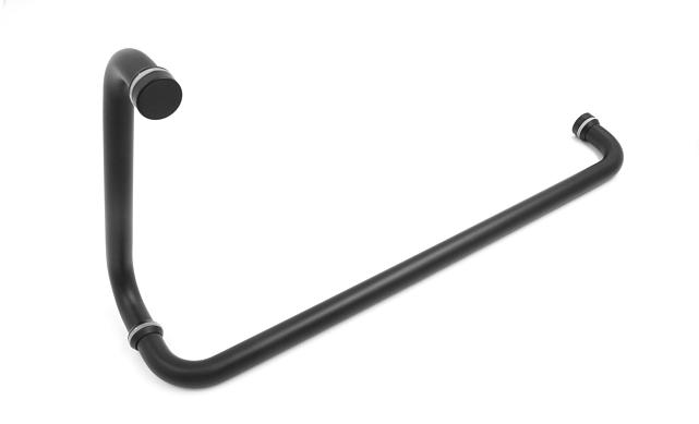 Дверная ручка 19х450х200 мм, черная, aisi 304 t626 BL 4