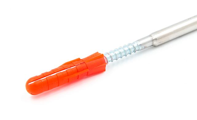 Пристенок с саморезом (симбиоз) 12х200, (AISI 304) Фk286-200 4