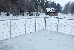 Перила и ограждения для террас в Симферополе. Готовые проекты ПерилаГлавСнаб - фото 17