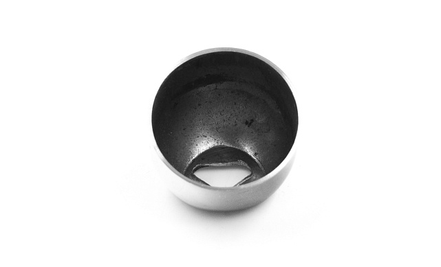 Наконечник штампованный (СПС) косой 30° на трубу Ø25 мм, для поручня Ø38.1 мм, полированный, нержавеющий, AISI 304, 400 Grit, k072-2 2 Наконечник штампованный (СПС) косой 30° на трубу Ø25 мм, для поручня Ø38.1 мм, полированный, нержавеющий, AISI 304, 400 Grit, k072-2 2