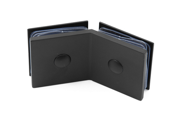 Коннектор для душевой кабины стекло-стекло 135°, цинковый сплав, черная  t736 BZn 6 Коннектор для душевой кабины стекло-стекло 135°, цинковый сплав, черная  t736 BZn 6