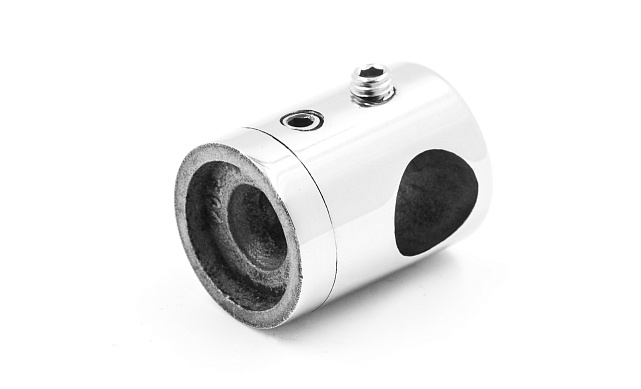 Ригеледержатель на плоскость, для ригеля Ø12.8 мм на плоскость, полированный, литой (AISI 304) k029-3 3 Ригеледержатель на плоскость, для ригеля Ø12.8 мм на плоскость, полированный, литой (AISI 304) k029-3 3