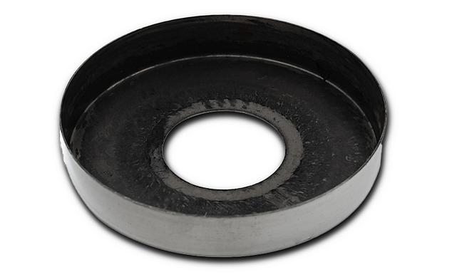 Низ стойки Ø38.1 мм, 102х18х0.6, полированный (AISI 304) k201-4 3