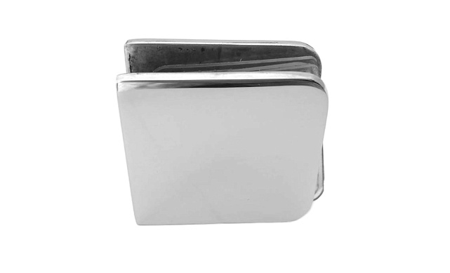 Коннектор для душевой кабины стена-стекло, 45х45, AISI 304 полировка, вырез 61 t720 PSS 4 Коннектор для душевой кабины стена-стекло, 45х45, AISI 304 полировка, вырез 61 t720 PSS 4