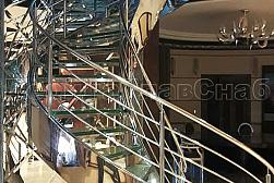 Ограждения для лестниц в Симферополе. Готовые проекты ПерилаГлавСнаб - фото 19