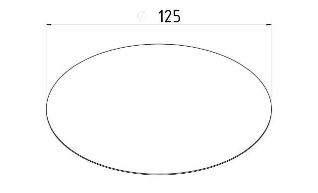 Шлифовальный круг самолип. красный d.125,P.120 P-1006 3