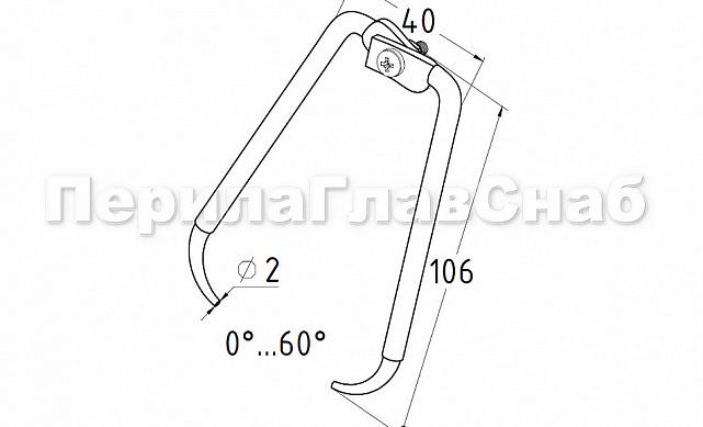 Универсальный ключ для затягивания фурнитуры, (AISI 304) k367-3 2