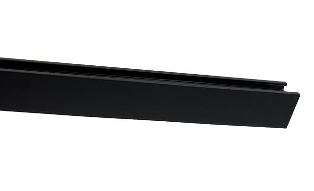 П-образный профиль 19x13, L=3000, под стекло 8 мм, черный матовый t758-3000 BL  3