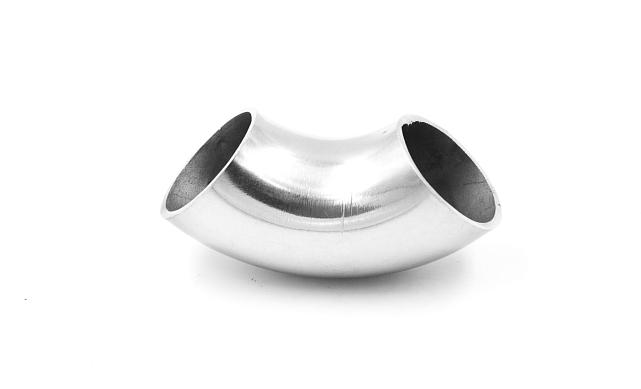 Отвод поручня под сварку Ø25.4 мм, 90°, полированный, (AISI 201) k347-3 4