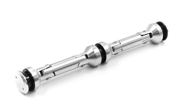 Крепление на три стекла, штанга 60 мм, без зенковки tt204-60A SSS 3