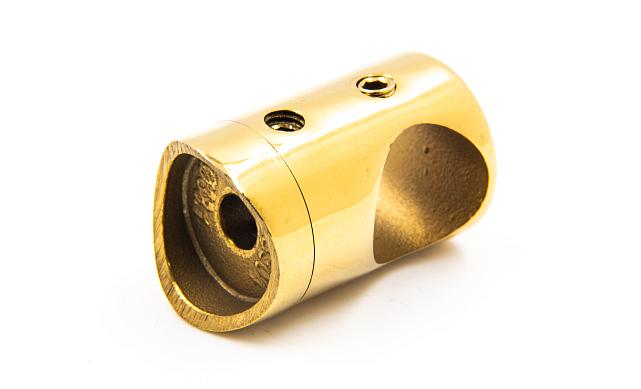 Ригеледержатель на стойку Ø38.1хØ16.5 мм, полированный, литой золото k018-88 5
