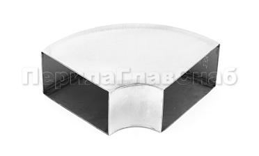 Отвод поручня под сварку 60х40х130x1.5  90°, полированный 600 Grit (AISI 304) k675 купить в Симферополе